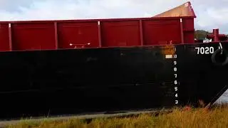Barges wash ashore in West Haven