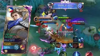 Alucard Hyper Carry &mdash; 22 Kill Ranked Match 🔥 | MLBB