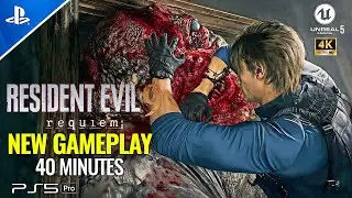 RESIDENT EVIL 9 REQUIEM - LEON is BRUTAL NEW Gameplay Demo 40 Minutes | 4K 60FPS HDR + BONUS (2026)