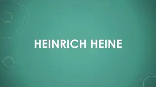 Heinrich Heine einfach und kurz erkl&auml;rt