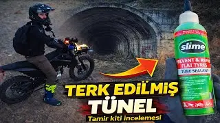 LASTİKLER PATLADI Cross MotorVlog // Lastiğimiz Patladı / GİZLİ Tünel