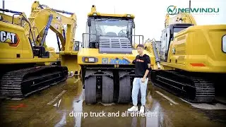 XCMG 6m ASPHALT FINISHER + XP263S PNEUMATIC ROLLER