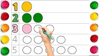 1 to 5 Number Counting | Learn Numbers with Objects | Preschool & Nursery Maths Learning