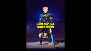 skins para 4x4 m&aacute;scara Ryomen Sukuna #FreeFirexJujutsuKaisen #SukunaFF #pobrelkskins