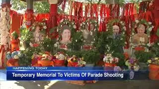 Highland Park opens temporary memorial for parade shooting victims
