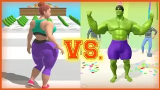 FAT 2 FIT VS MUSCLE RUSH MAX LEVEL 😎⛔ Gameplay All level (Android IOS)