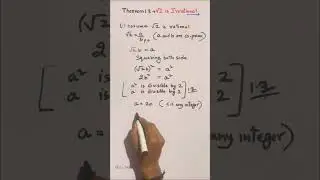Prove root 2 is irrational, 1.3 Theorem, New Syllabus Class 10