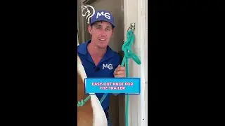 Tying The Easy Out Knot For The Trailer! | The Horse Guru-Michael Gascon