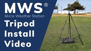 Micro Weather Station (MWS) Tripod Installation Video