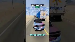 Chance of survival with different vehicles #carsurvival #carcrash #survival #beamng #carvsgravity
