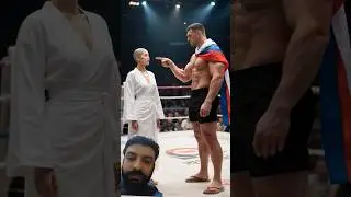 Chinese kung fu vs pro wrestler #kungfu #wwe #martialarts #taekwondo #wushu #aishorts #viralvideo