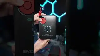 PatrolPack-4: High-Capacity Jump Starter,  Air Compressor with 10000mAh Power Bank & Flashlight