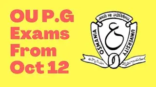 OU PG EXAM 2020 LATEST UPDATES, OU exam news,  OU PG exams news