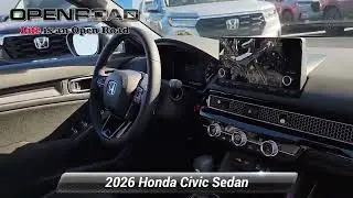 Certified 2026 Honda Civic Sedan Sport, Edison, NJ LL501432