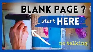 The SECRET to a Fearless Start: Beating the Blank Page | Soulful Art Journaling (ASMR)