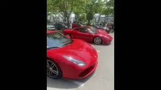 Le RED HORSE Ferrari à la Grande Motte Juin 2025.(Musique Libre de droit).