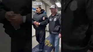 Trump administration shares footage of Nicol&aacute;s Maduro arriving at DEA headquarters in New York