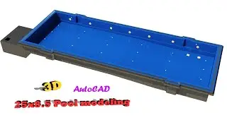 3D AutoCAD Pool modeling
