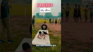 Kho kho practice video//Sky dive tricks//Kho kho basic skills and tricks #khokhodives #khokhorules