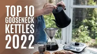 Top 10: Best Electric Gooseneck Kettles of 2022 / Tea Kettle & Pour Over Coffee Maker, Coffee Brewer