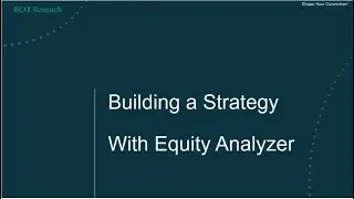 BCA Research Equity Analyzer