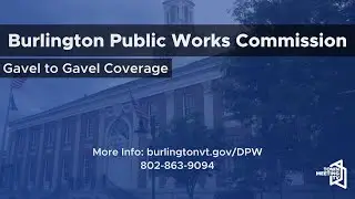Burlington Public Works Commission - 1/21/2026