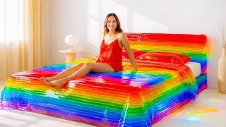 Which Fascinating Bed Would You Choose 🦋✨  Ultimate Oddly Satisfying AI ASMR