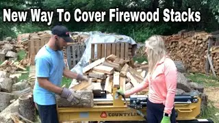Splitting Some Firewood Today and First Live Stream Announcement!