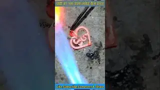 चांदी कि नाम वाला लाकेट कैसे बनाते हैं 🫣🤏 Silver Making Name Locket #shorts #vijaydesigner #locket