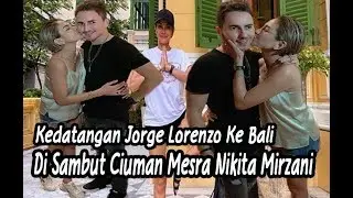 Ciuman Mesra Nikita Mirzani Saat Menyambut Kedatangan Pembalap Jorge Lorenzo Ke Bali
