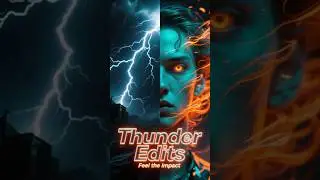 Thunder Edits Epic Cinematic Vibes ⚡️  YouTube Short #asmr #terrifyingtales #facts