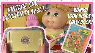 1995 Cabbage Patch Kids | Love 'N' Go Baby and Kitchen Playset | PLUS Polly Pocket Book!