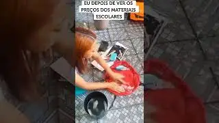 Eu querendo economizar, depois que vi os preços dos materiais escolares.