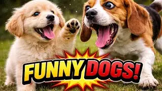 Dogs 🐕 Funny fighting..