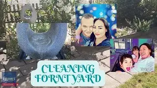 CLEANING FRONT YARD