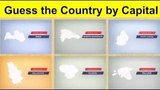 🌍 Guess the Country by Capital P-2 | Ultimate Geography Quiz 🧠