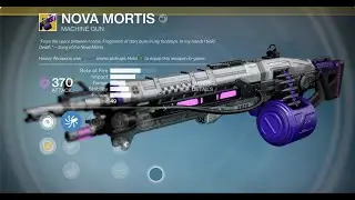 Destiny 1 Nova Mortis exotic machine gun quest drop