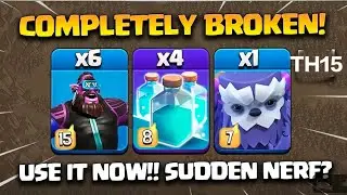 BROKEN ARMY! YEETER Attack is UNSTOPPABLE! TH15 Yetimite clone Yeeter Attack Strategy Clash of clans