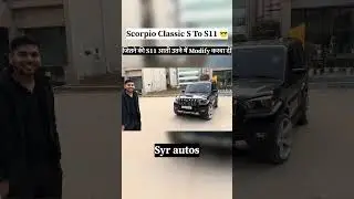 Scorpio classic s to s11 😎 #mahindrascorpio