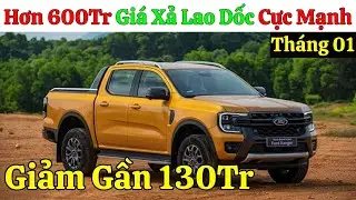 New Ford Ranger prices in mid-January are still over 600 million VND cheaper! Massive price drop!...