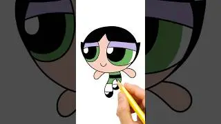How To Draw Buttercup #shorts #short #kids #kidsdrawing  #howtodraw #kiddosimpleart