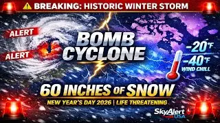 MASSIVE WINTER STORM STRIKES USA & CANADA - NEW YEAR'S DAY 2026 WEATHER ALERT