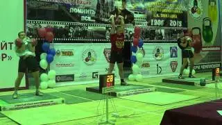 Open Russian military cup of Kettlebell sport 2015 Long cycle WK 95 Kg