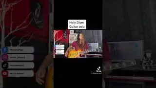Holy Diver Guitar Solo. #muzza #guitarist #muzzahimself #guitar #Dio #holydiver
