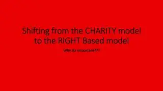 Shifting from Charity model to Right based model | Rights of Persons with Disabilities | KHANINFO360