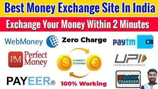 Webmoney To Paytm Transfer India | Perfect Money To Paytm Transfer | Best Money Exchange Site 2023 🔥