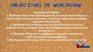 Definition of Worldview-Success group-Sect 13