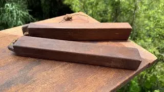 🎎 Antique Japanese Hyōshigi Clappers (拍子木) &ndash; Edo/Showa Period Sounding Wood &ndash; Japan Antique Roadshow