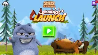 Gryzzy and the Lemmings | Lemmings Launch | Гризли и лемминги | Zlata Game Time