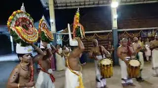 ശിവനും ഭഗവതിയും ശാസ്താവും ഒന്നിച്ചുള്ള തിടമ്പ് നൃത്തം@വാരം ശാസ്താംകോട്ടം ശിവ ക്ഷേത്രം varam temple